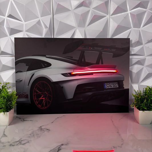 Light Up Metal Car Posters